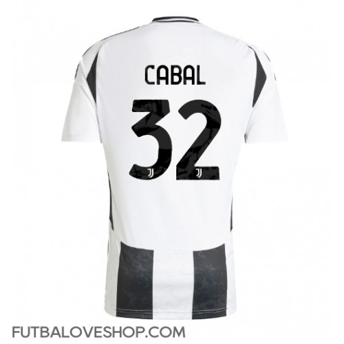 Dres Juventus Juan Cabal #32 Domáci 2024-25 Krátky Rukáv